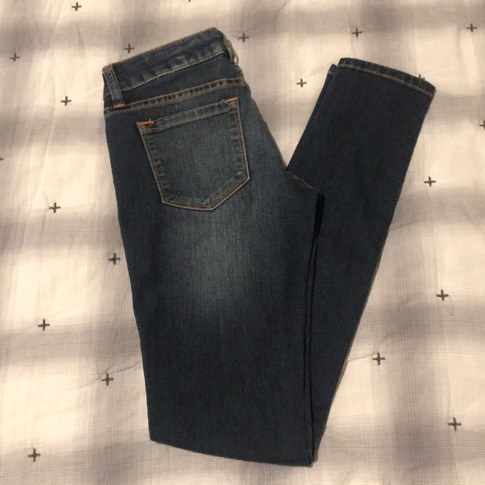 NEVER WORN Wax Denim Skinny Jeans